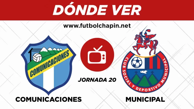 Dónde ver Comunicaciones vs Municipal en vivo