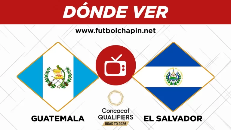 Dónde ver Guatemala vs El Salvador en vivo online gratis